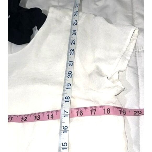 H&M MAMA Womens Layered White Blouse With Black Bow Detail Size S - Picture 7 of 7